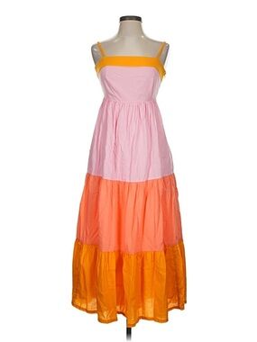 J. Crew Tiered Midi Dress